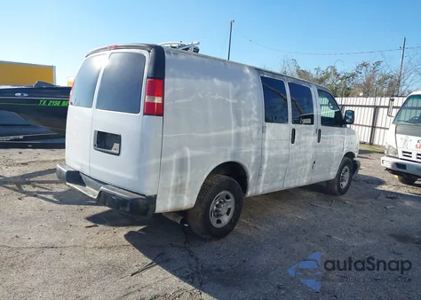 2013 Chevrolet Express 2500 Work Van from USA, damaged, VIN 1GCWGFCAXD1115606